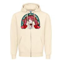 Sandshell valentines heifer rainbow Zipper Hoodie - JahusDesignShop