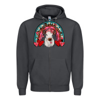 Smoke valentines heifer rainbow Zipper Hoodie - JahusDesignShop