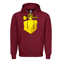 Burgundy the big cheese Zipper Hoodie - artisFamous