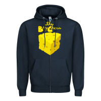 Navy the big cheese Zipper Hoodie - artisFamous