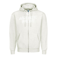 Oatmeal Heather agnostic font Zipper Hoodie - artisFamous