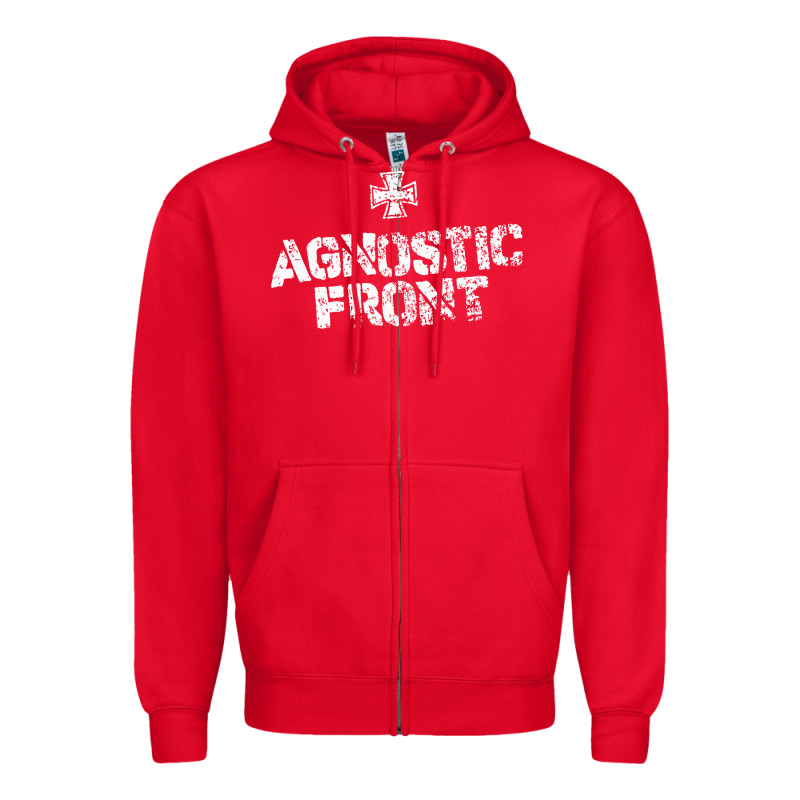 Agnostic Font Zipper Hoodie by artisFamous | Teevron