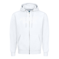White agnostic font Zipper Hoodie - artisFamous