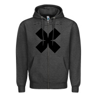 Charcoal Heather Premium Collection Design Zipper Hoodie - artisFamous