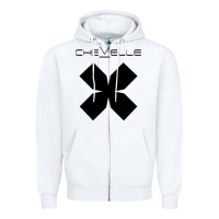 White Premium Collection Design Zipper Hoodie - artisFamous