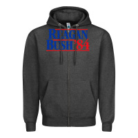 Charcoal Heather reagan president Zipper Hoodie - artisFamous