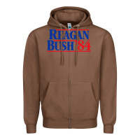 Chestnut reagan president Zipper Hoodie - artisFamous