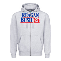 Heather Grey reagan president Zipper Hoodie - artisFamous