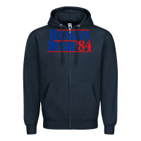 Navy reagan president Zipper Hoodie - artisFamous