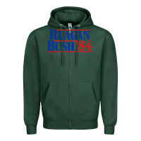 Sports Green reagan president Zipper Hoodie - artisFamous