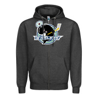 Charcoal Heather plymouth whalers Hockey Zipper Hoodie - artisFamous