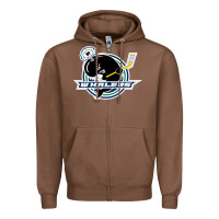 Chestnut plymouth whalers Hockey Zipper Hoodie - artisFamous