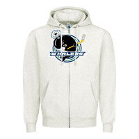 Oatmeal Heather plymouth whalers Hockey Zipper Hoodie - artisFamous