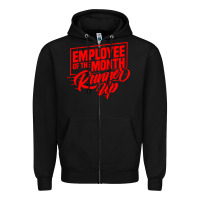 Black employee of the month runner up Zipper Hoodie - artisFamous