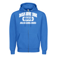True Royal made in 1955 funny vintage Zipper Hoodie - artisFamous