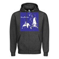 Charcoal Heather Best Barry Manilow Zipper Hoodie - artisFamous