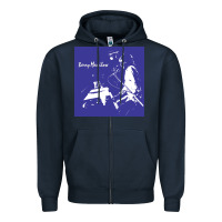 Navy Best Barry Manilow Zipper Hoodie - artisFamous