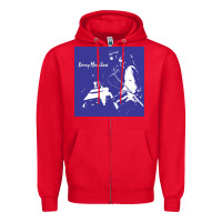Red Best Barry Manilow Zipper Hoodie - artisFamous