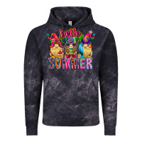 Cloud Black Hello summer Gnome Vintage Hoodie - CowhideDigitalArt