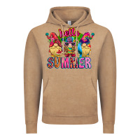 Vintage Coffee Hello summer Gnome Vintage Hoodie - CowhideDigitalArt