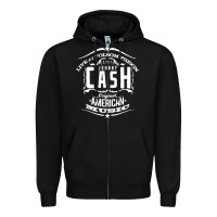 Black Johnny Cash Music Zipper Hoodie - artisFamous