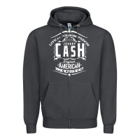 Smoke Johnny Cash Music Zipper Hoodie - artisFamous