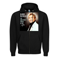 Black Best Barry Manilow Zipper Hoodie - artisFamous