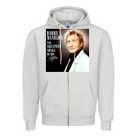 Dove Grey Best Barry Manilow Zipper Hoodie - artisFamous