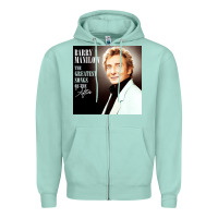 Seafoam Best Barry Manilow Zipper Hoodie - artisFamous