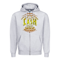 Heather Grey Johnny Cash Music Zipper Hoodie - artisFamous
