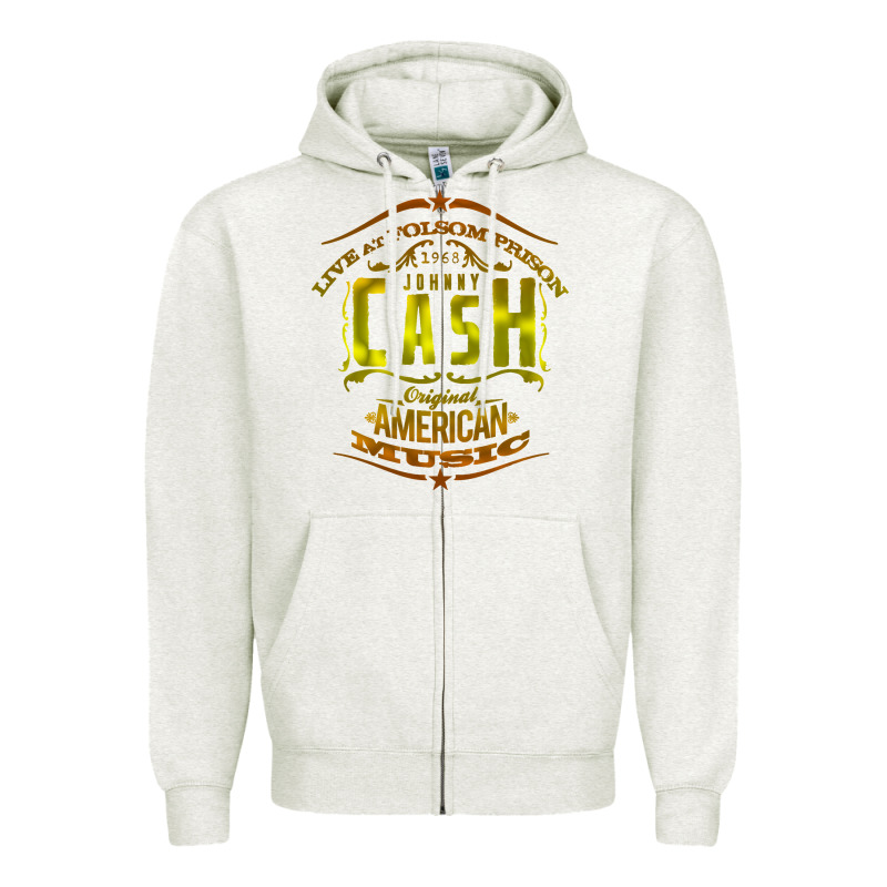 Johnny Cash Music Zipper Hoodie by artisFamous | Teevron
