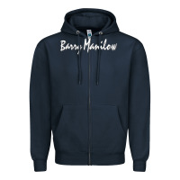 Navy Best Barry Manilow Zipper Hoodie - artisFamous