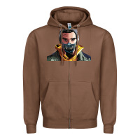 Chestnut codfish beatbox Zipper Hoodie - artisFamous