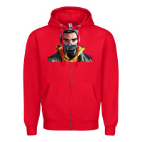 Red codfish beatbox Zipper Hoodie - artisFamous