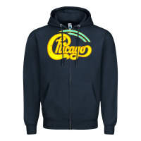 Navy Best Chicago Zipper Hoodie - artisFamous