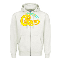 Oatmeal Heather Best Chicago Zipper Hoodie - artisFamous