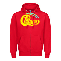 Red Best Chicago Zipper Hoodie - artisFamous