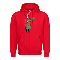 Red professor calculus Zipper Hoodie - artisFamous