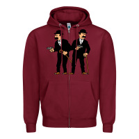 Burgundy Thomson and Thompson Zipper Hoodie - artisFamous
