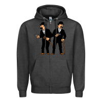 Charcoal Heather Thomson and Thompson Zipper Hoodie - artisFamous