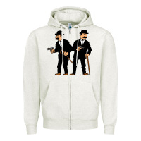 Oatmeal Heather Thomson and Thompson Zipper Hoodie - artisFamous