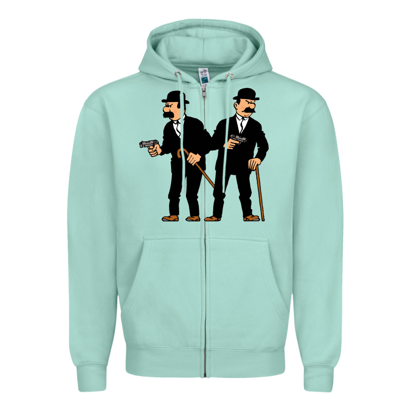 Thomson And Thompson Zipper Hoodie by artisFamous | Teevron