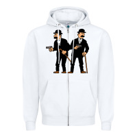 White Thomson and Thompson Zipper Hoodie - artisFamous