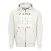 Oatmeal Heather mustang i m a girl who drives a mustang Zipper Hoodie - artisFamous