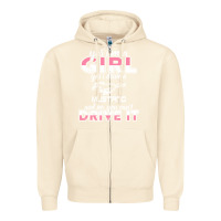 Sandshell mustang i m a girl who drives a mustang Zipper Hoodie - artisFamous