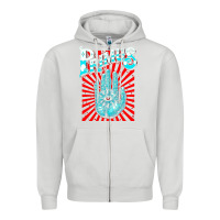 Dove Grey Premium Collection Design Zipper Hoodie - artisFamous