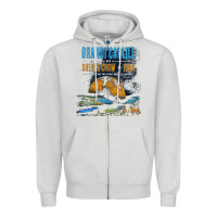 Dove Grey Brandi Carlile Poster Zipper Hoodie - artisFamous