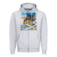 Heather Grey Brandi Carlile Poster Zipper Hoodie - artisFamous