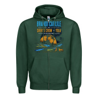 Sports Green Brandi Carlile Poster Zipper Hoodie - artisFamous