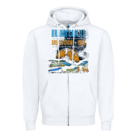 White Brandi Carlile Poster Zipper Hoodie - artisFamous